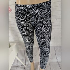 No Boundaries Skull Print Leggings